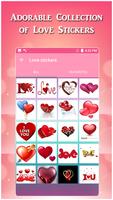 Romantic Emoticons - Romantic Stickers capture d'écran 2