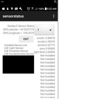Sensor Status capture d'écran 1