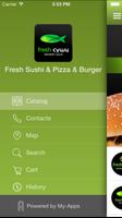 Fresh Sushi & Pizza & Burger Poster