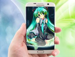 Miku Anime Live Wallpaper imagem de tela 1