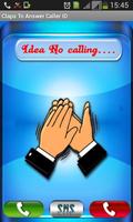 Claps to Answer Caller ID الملصق