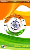 India Flag Clock capture d'écran 2