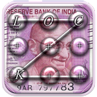 Indian Currency Pattern Lock icône