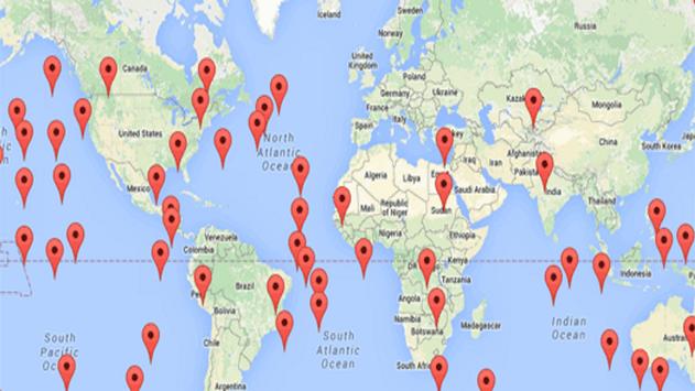 guide for live map satellites poster