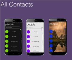 Win Style Dialer + Contacts capture d'écran 1