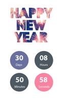 New Year Day Left Countdown Affiche