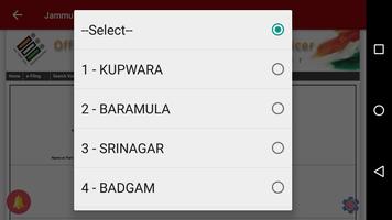 2018 Jammu & Kashmir Voters List capture d'écran 2