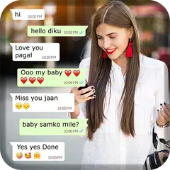 Скачать Fake Chat WIth GirlFriend : Fake Conversations APK