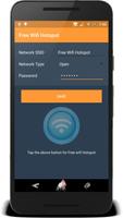 Free wifi hotspot पोस्टर