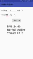 BMI Calculator اسکرین شاٹ 2