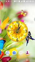 Sunflower Clock LWP Free poster