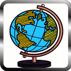 Leer geografie van de wereld-icoon
