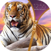 Tiger Zipper Lock Screen