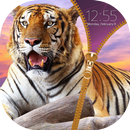 Tiger Zipper Lock Screen APK