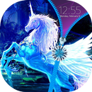 Unicorn Zipper Lock Screen APK