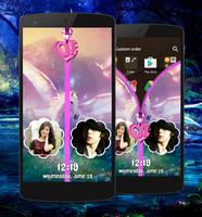 برنامه‌نما Unicorn Zipper Lock Screen عکس از صفحه