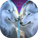 Wolf Zipper Lock Screen aplikacja