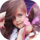 Girl Zipper Lock Screen APK