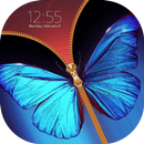 Butterfly Zipper Lock Screen aplikacja