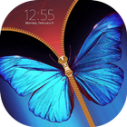 Butterfly Zipper Lock Screen icône