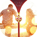 Couple Zipper Lock Screen icône