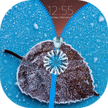 Frozen Zipper Lock Screen