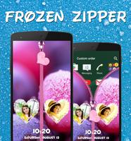 Frozen Zipper Lock Screen Poster