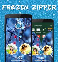 Frozen Zipper Lock Screen syot layar 2