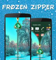 Frozen Zipper Lock Screen اسکرین شاٹ 3