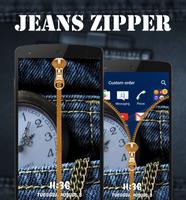 Jeans Zipper Lock Screen capture d'écran 1