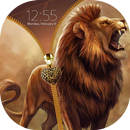 Lion Zipper Lock Screen aplikacja