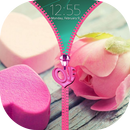 Love Zipper Lock Screen APK