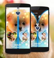 Puppy Zipper Lock Screen penulis hantaran