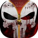 Skull Zipper Lock Screen APK