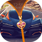 Super Cars Zipper Lock Screen иконка