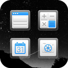 Aqua Blue Simple Style For Office Icon Pack icône