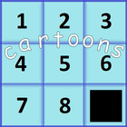 Sliding Puzzle: Cartoons ไอคอน