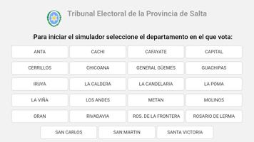 Simulador Generales Salta 2017 capture d'écran 1