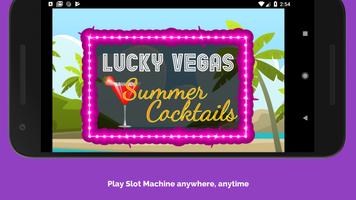 Lucky Vegas - Summer Cocktail  Affiche