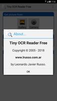 Tiny OCR Reader Free capture d'écran 1