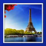 Torre Eiffel ao vivo wallpaper ícone