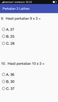 Perkalian 3 Latihan 截圖 2