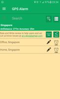 GPS Alarm/ Location Alarm تصوير الشاشة 1