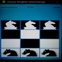 Chess Knights Interchange Affiche