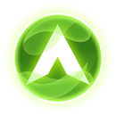 Arc Launcher Soothing White & Green Theme APK