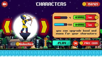 Warrior Archer - Fighting Pixel capture d'écran 2