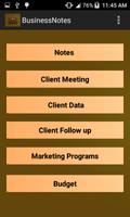 Business Notes plakat