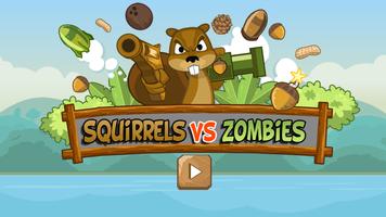 écureuils vs zombies Affiche