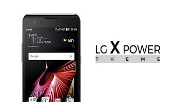 Launcher and Theme LG X power poster