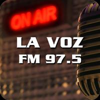 FM La Voz 97.5 - Comodoro Riva โปสเตอร์